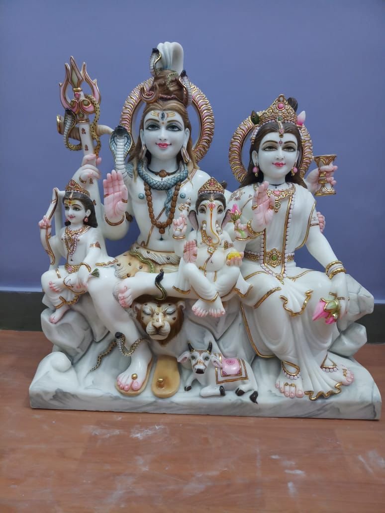 Shiv Ji marble statues -